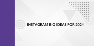 Instagram Bio ideas
